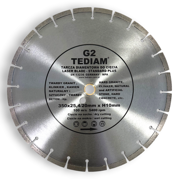 Tarcza diamentowa segmentowa G2 TEDIAM
